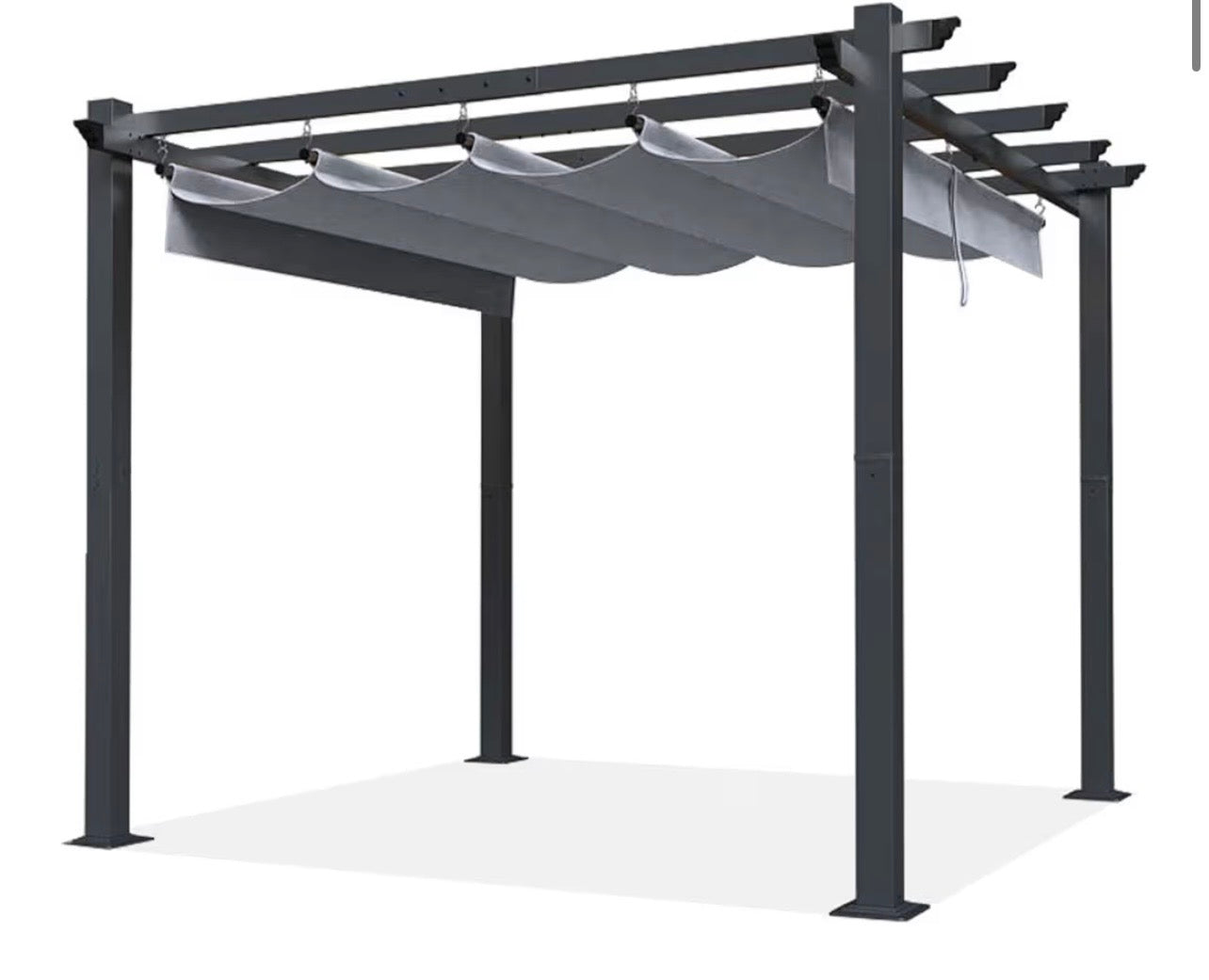 Replacement Canopy Top Cover for 8x10 Pergola - Riplock 500 Fabric Beige