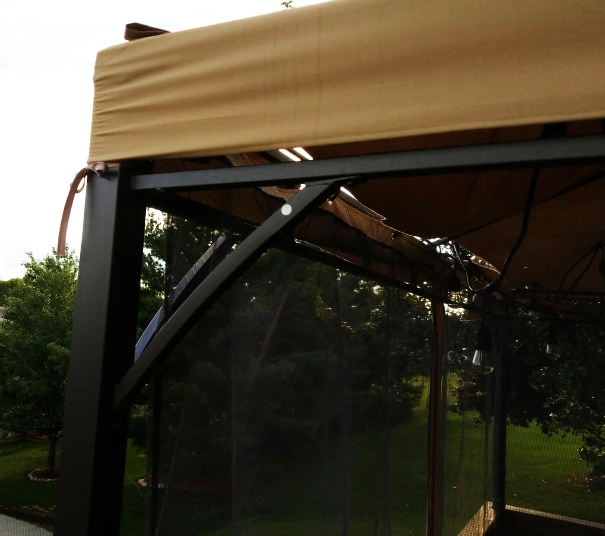 Replacement Canopy and Vent Cover Set for Gardenline 2018 Gazebo