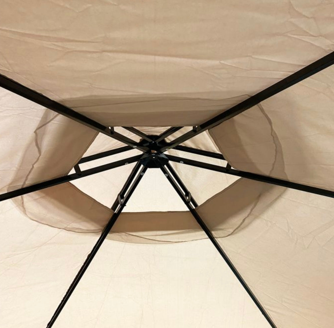 Replacement Canopy for HWG298 12ft Hexagon Gazebo - Riplock 350