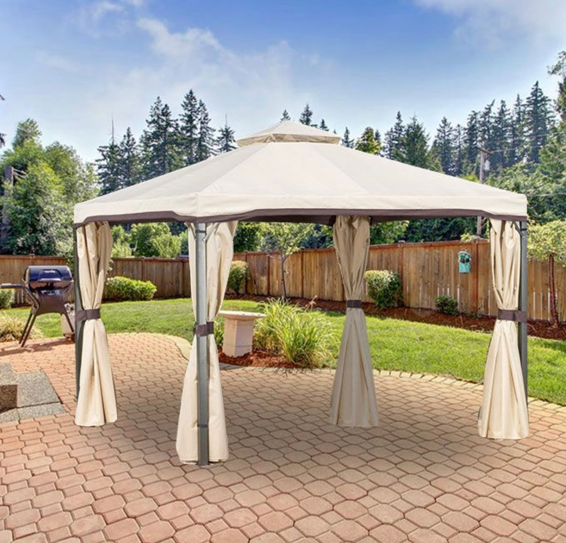 Replacement Canopy for Great Deal Furniture Sonoma Gazebo - Riplock 350