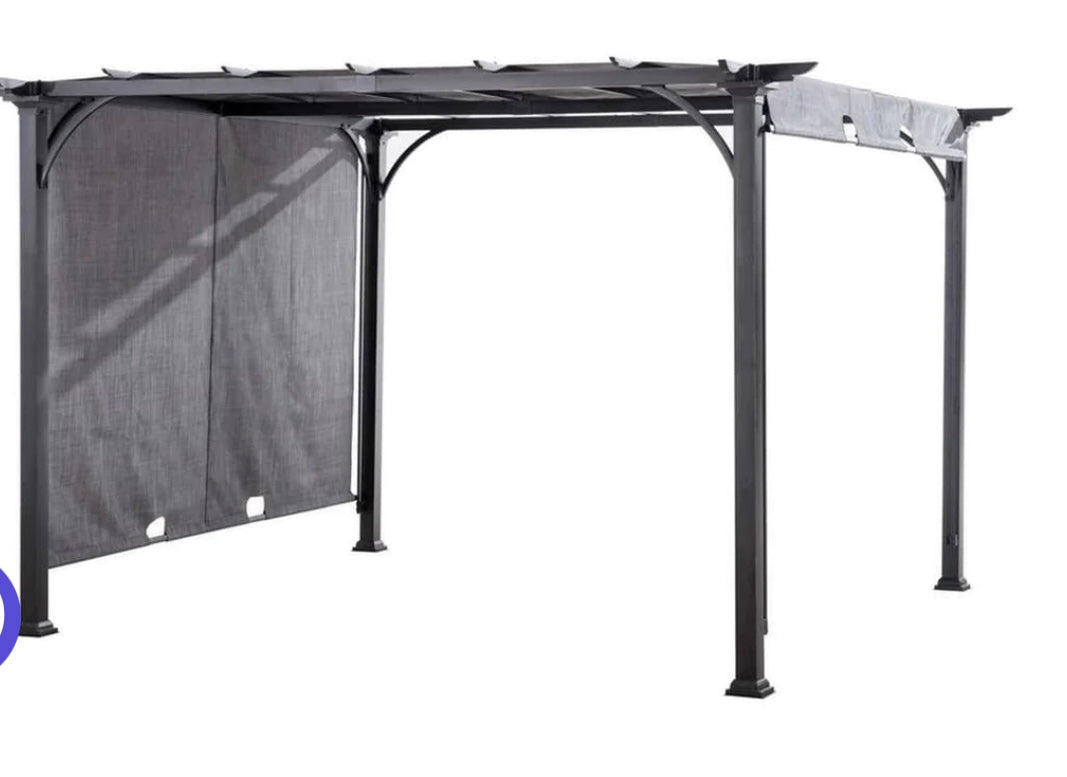 9 X 9 Gray Replacement Canopy For Pergola Sold At Lowes/Rona/Sun Nest