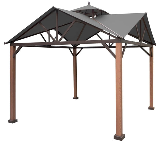 Replacement Canopy Top Cover Compatible with The Gable Roof Gazebo - Riplock 350