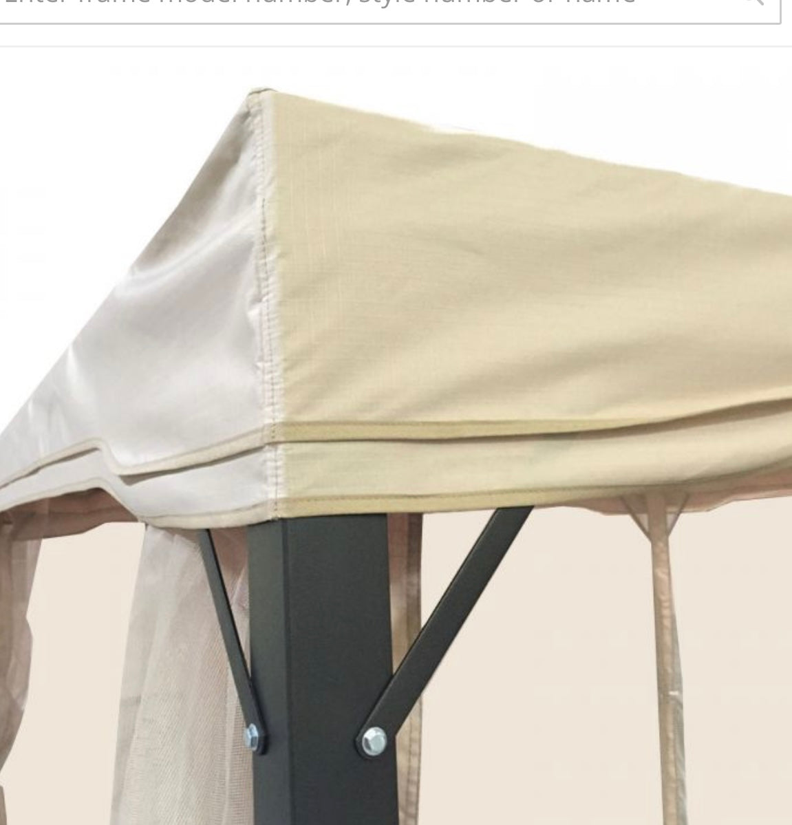 Replacement Canopy for Great Deal Furniture Sonoma Gazebo - Riplock 350