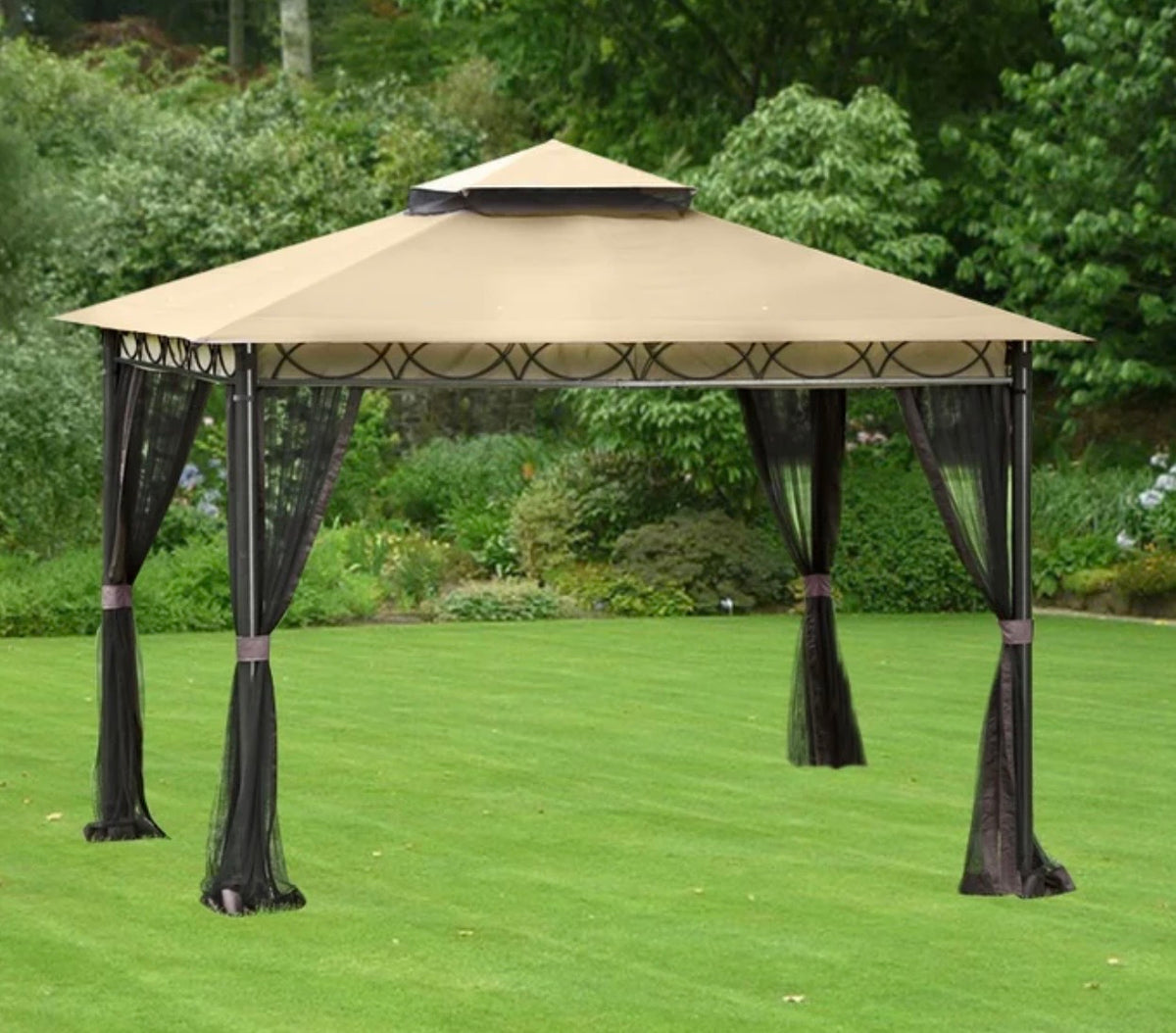 Replacement Canopy and Vent Cover for Celeste Gazebo - Riplock 350