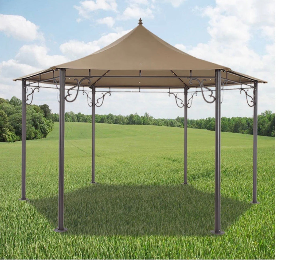 Replacement Canopy for Hex Gazebo - RipLock 350