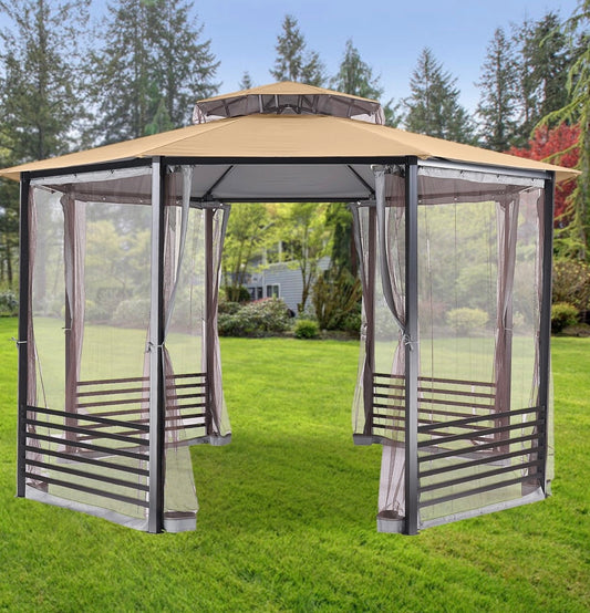 Replacement Canopy for 12x12 Octagon Gazebo - Riplock 350