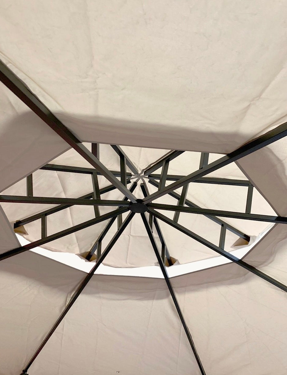 Replacement Canopy for 12x12 Octagon Gazebo - Riplock 350