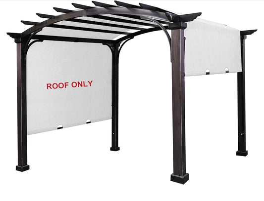 10 X 10 Tan Replacement Canopy For Woodgrain Pergola