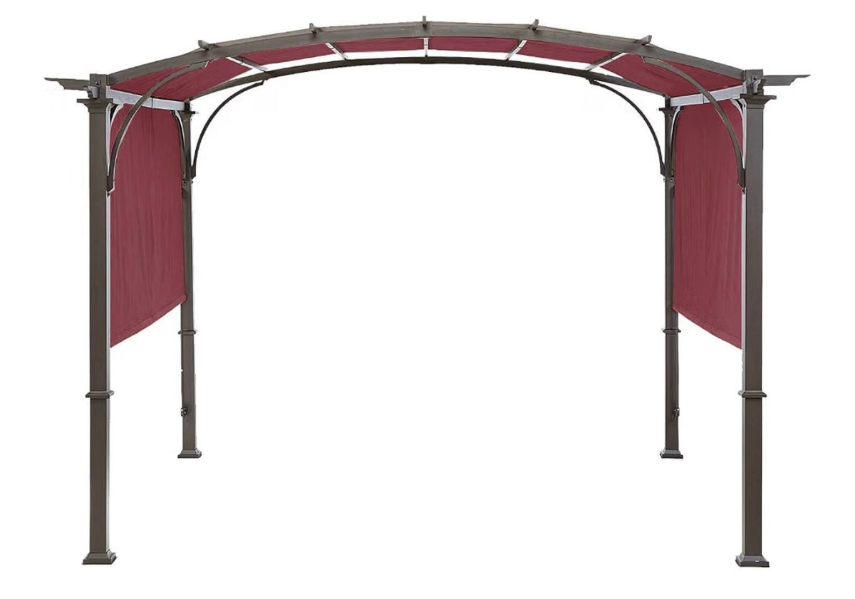 Steel Pergola Replacement Cover for Pergola 10x8 (Burgundy)