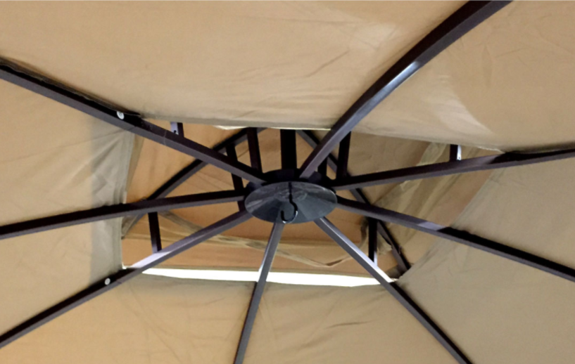 Replacement Canopy for 10x10 EG Ridgeway Wicker Gazebo - RipLock 350