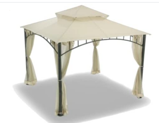 Replacement Canopy Top Cover for Summer Villa Gazebo  L-GZ453PST - Riplock 350 - Beige