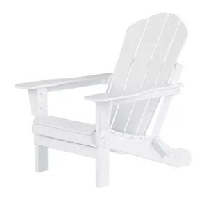All-Weather Contoured Outdoor Poly Folding Adirondack Chair (Set of 2)