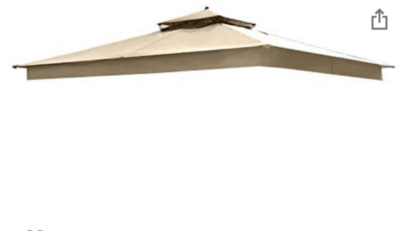 Allen Roth Finial Gazebo Curatin Set - Standard 350 - Beige Model L-GZ472PST-1