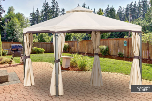 Replacement Curtain set  for Great Deal Furniture Sonoma Gazebo - Riplock 350