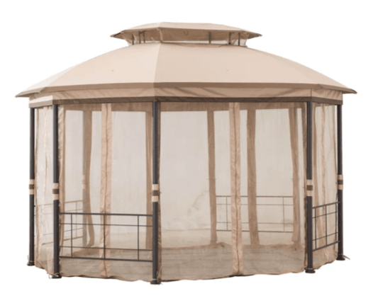 Beige Replacement Canopy For Big Lots Octagonal Gazebo