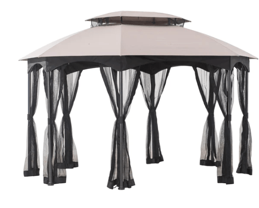 Beige Replacement Canopy For Gazebo (10X12 Ft) L-GZ118PST-A Sold At BigLots