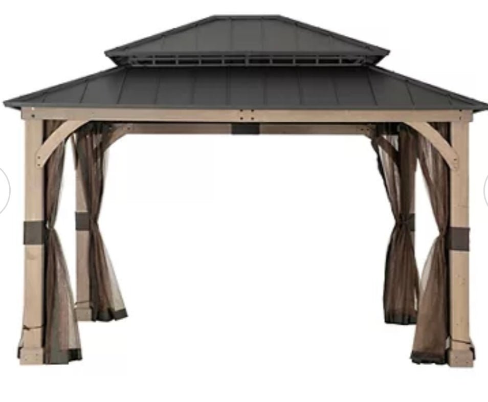 Broyhill Yorktown Curtains for 10 ft. × 12 ft. Wood-Framed Gazebos