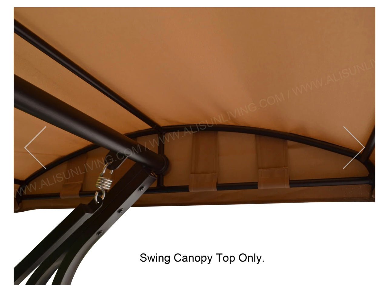 CANOPY TOP FOR LOWE'S GARDEN TREASURES PORCH SWING MODEL