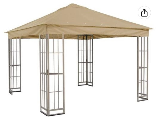 Replacement Canopy Lowes S-J-13DN Gazebo Replacement Canopy Top Cover - RipLock 350