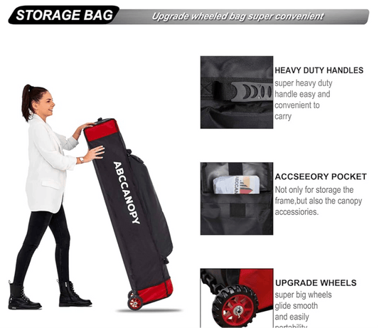 Easy Pop Up Canopy Tent with Sidewalls 8x8 Commercial -Series, Gray