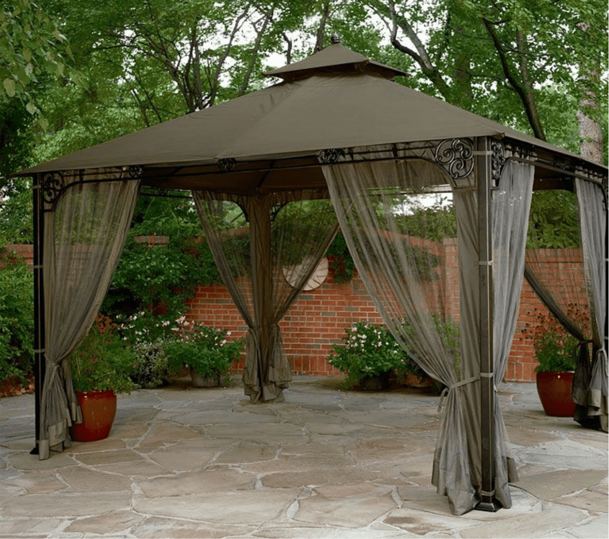 Fair Oaks Highland Gazebo Replacement Canopy - RipLock 350