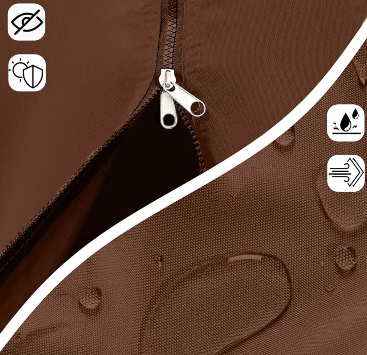 Gazebo Heavy Duty Privacy Curtains  10x10 4 walls with zippers