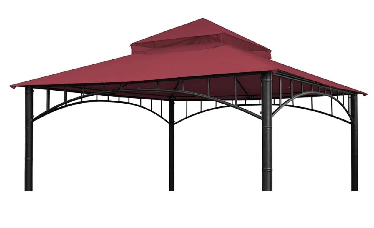 Gazebo Replacement Canopy roof for Gazebo L-GZ136PST-2(Burgandy)