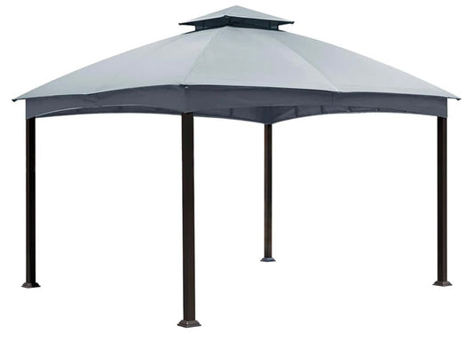 GRAY Replacement Canopy and Vent Cover Set TPGAZ2303D Lowe's 10' x 12' Gazebo