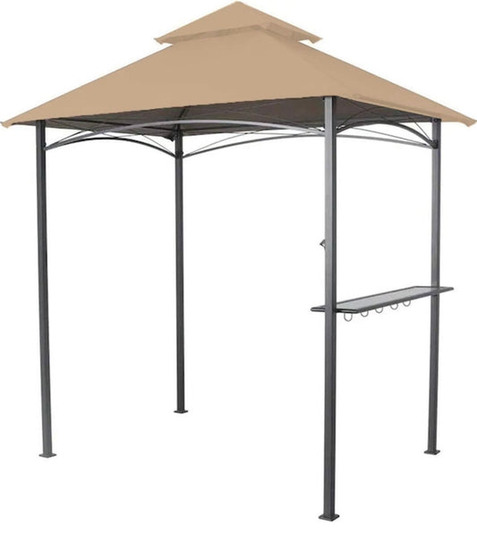 Grill Shelter Beige Lowes Replacement Canopy roof ONLY FIT for Gazebo Model GF 210713 Beige