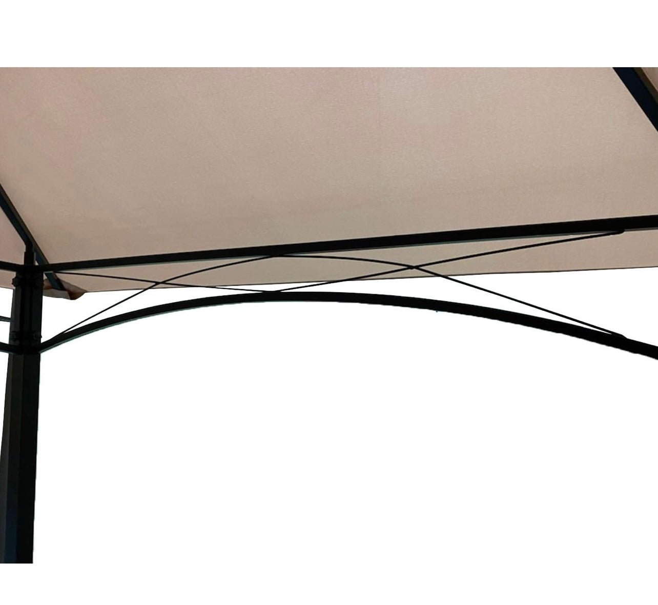 Grill Shelter Beige Lowes Replacement Canopy roof ONLY FIT for Gazebo Model GF 210713 Beige