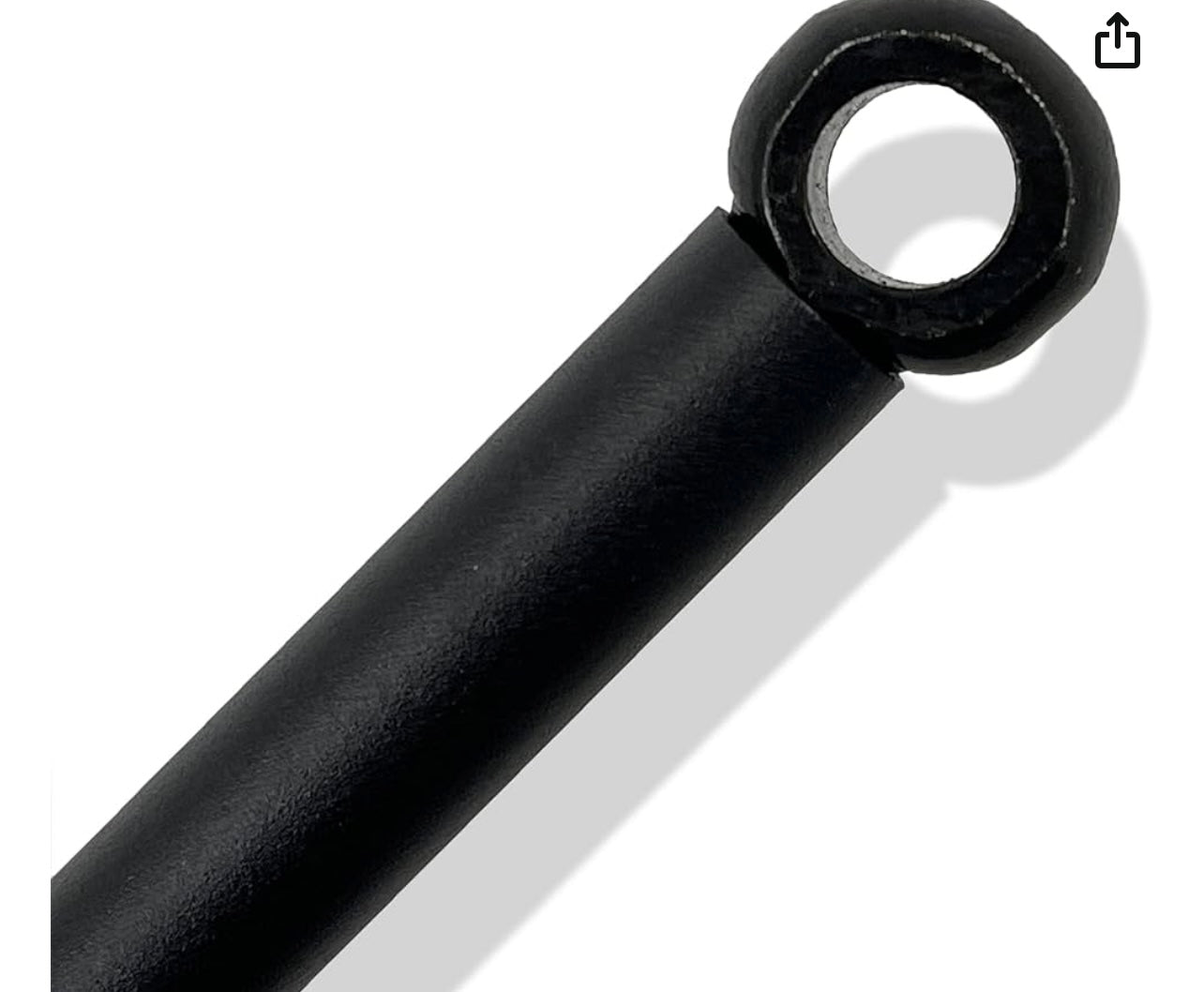 Heavy Duty Weighted Metal Rods with Eye Loops for Pergola Covers, Patio Canopy Covers, Sun Shade Panels, Curtains, Drapes - Various Lengths (10 FT)