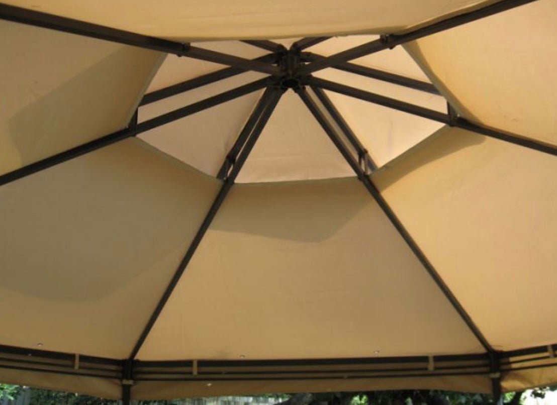 Hexagon 12’ Gazebo Replacement Canopy - 350