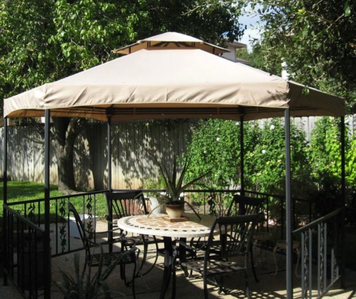 Hexagon 12’ Gazebo Replacement Canopy - 350
