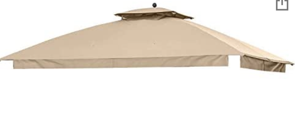 Replacement Canopy for The Lowes 10x12 Gazebo - Standard 350 - Beige