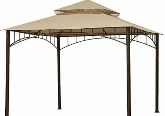 Gazebo Rip Lock 500 Replacement Canopy roof for Gazebo L-GZ111PST Beige)