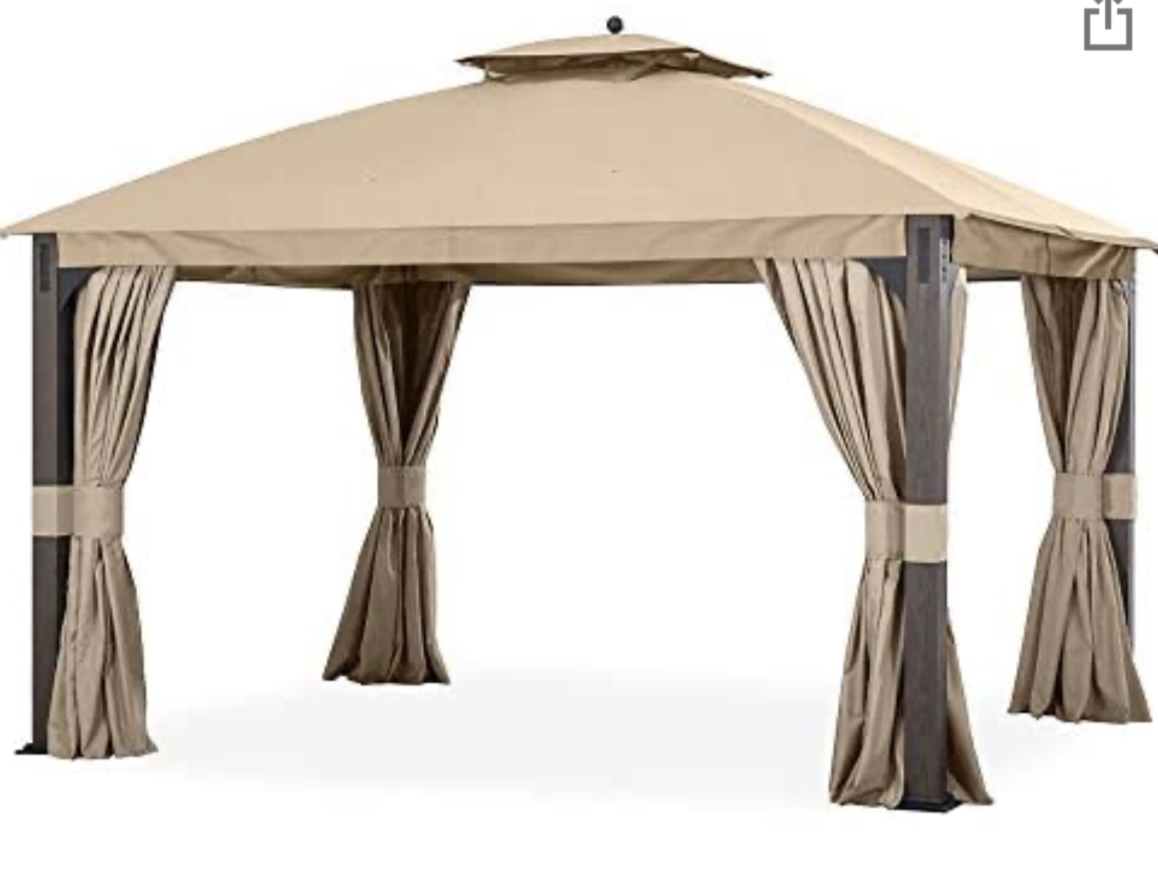 Replacement Canopy for The Lowes 10x12 Gazebo - Standard 350 - Beige