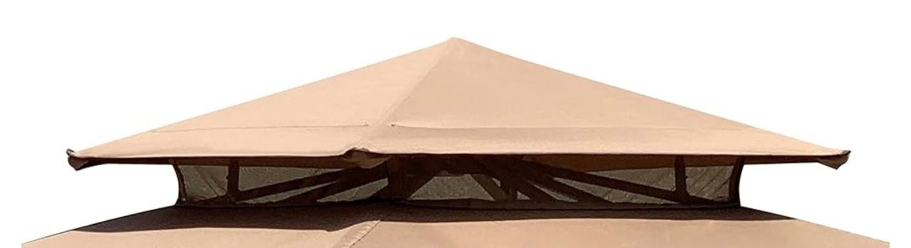 LOWES 10 X 12 TPGAZ2303D GAZEBO REFRESH BUNDLE CANOPY,BUG SCREEN,CURTAIN ALL IN ONE PACKAGE