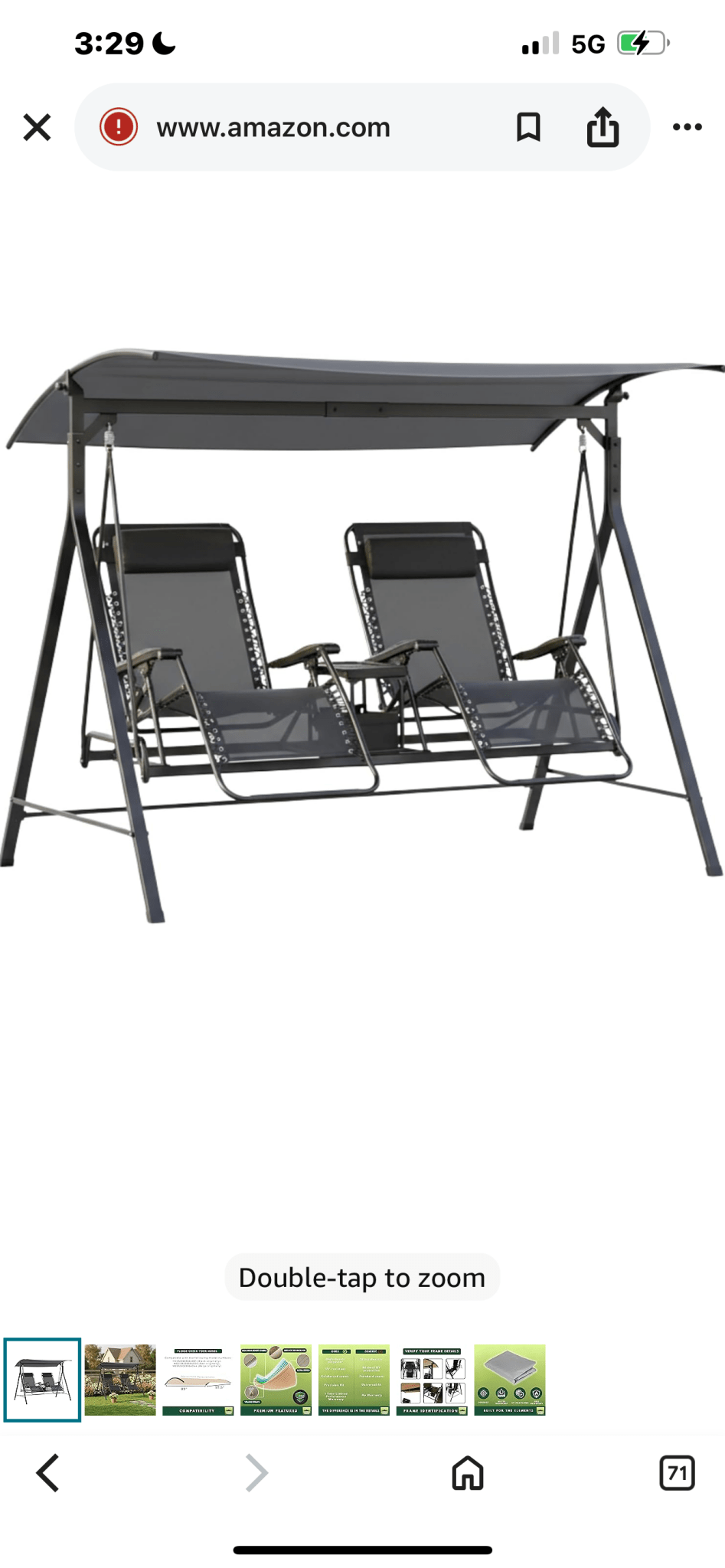 Model-Specific Custom Fit Replacement - Replacement canopy top designed as a custom fit for Mainstays Oversized Zero Gravity Two Person Swing models MSS128059664001, MSS128059664006 and MSS128059664044 sold at Walmart and various retailers
RipLock 350 Fab