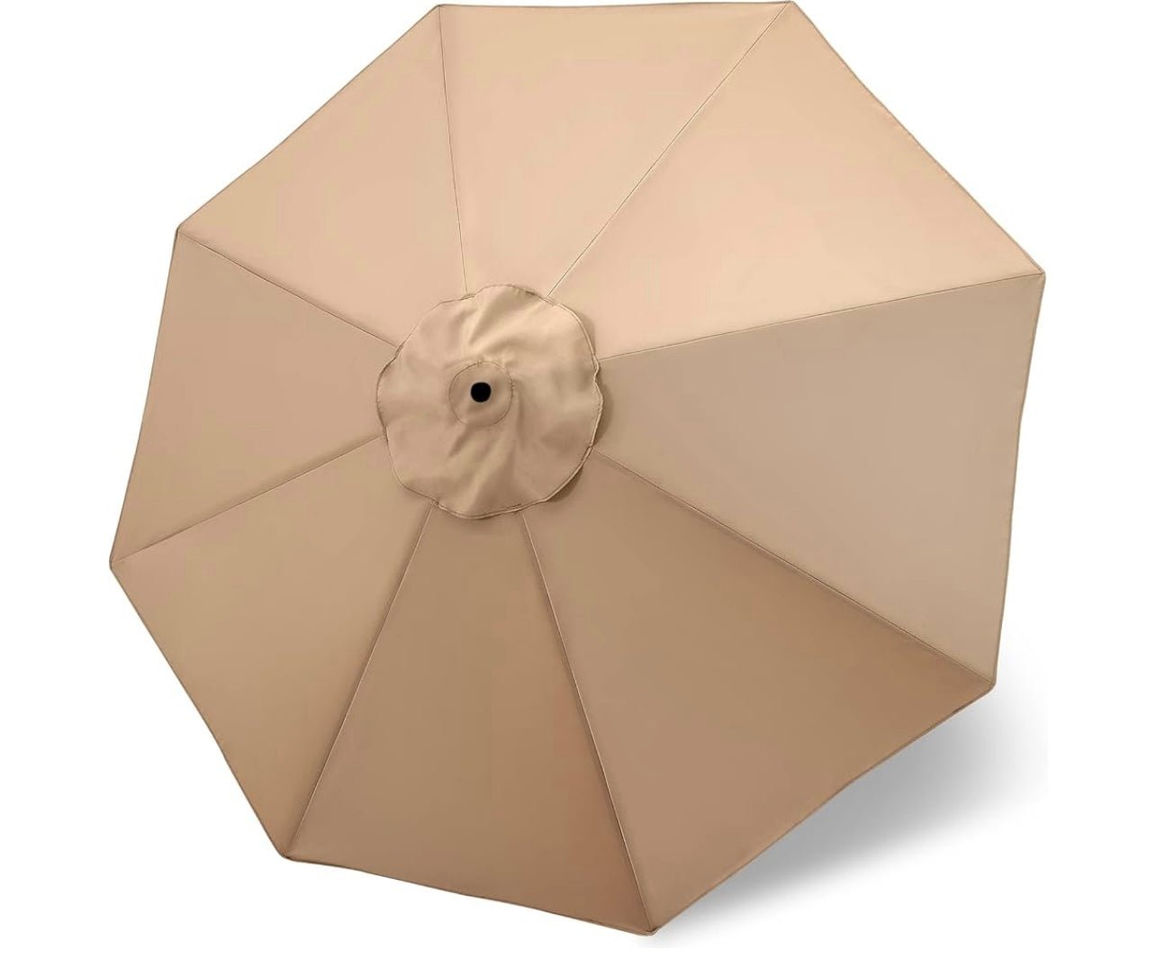 Patio Umbrella 10 ft Replacement Canopy for 8 Ribs-Beige