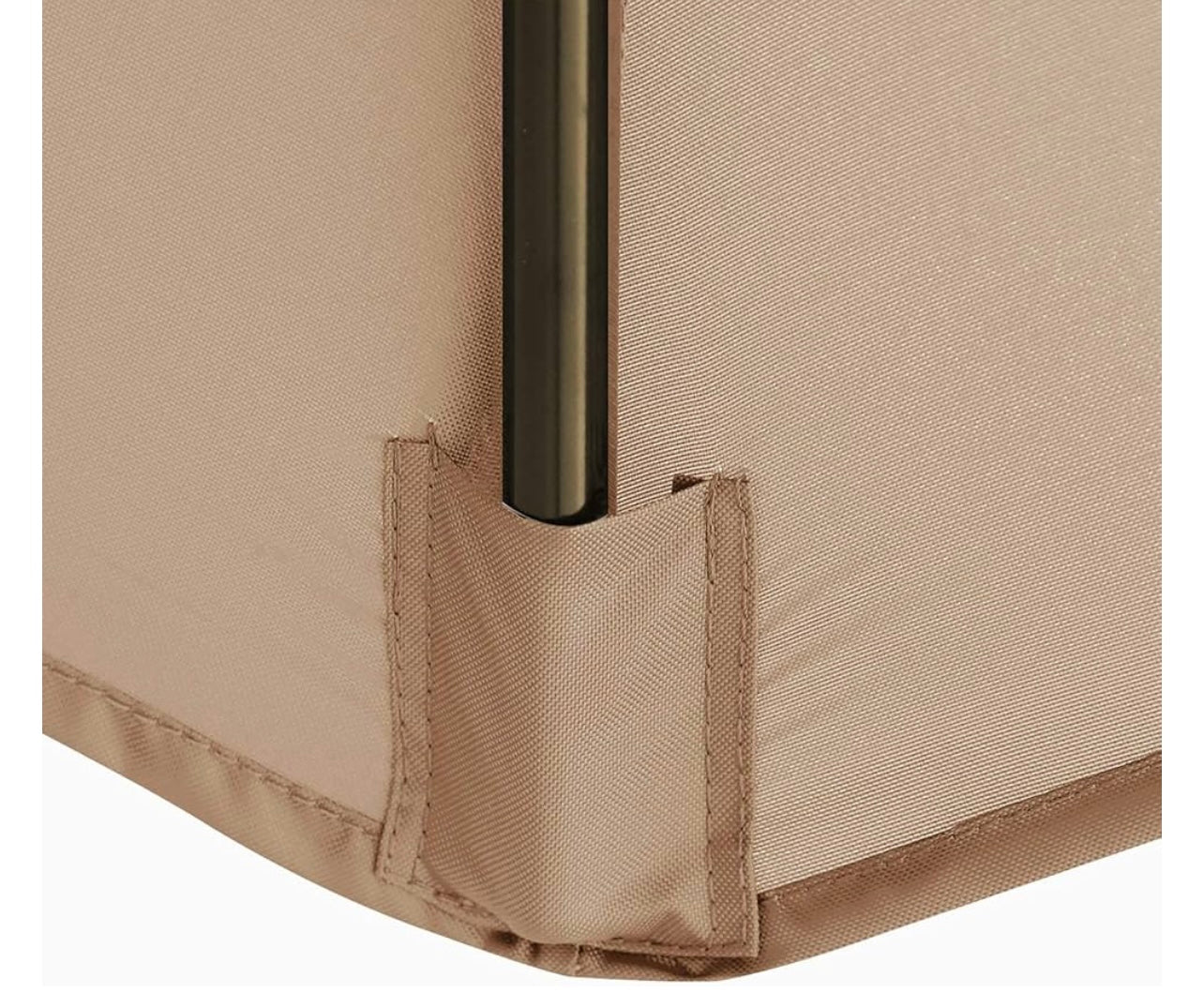 Patio Umbrella 10 ft Replacement Canopy for 8 Ribs-Beige
