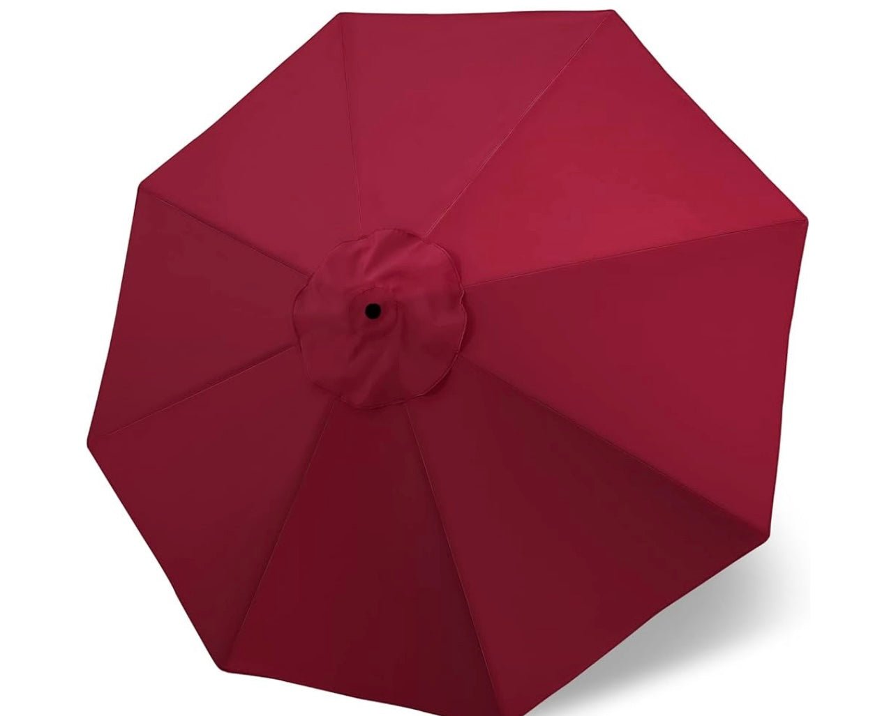 Patio Umbrella 10 ft Replacement Canopy for 8 Ribs-Burgandy