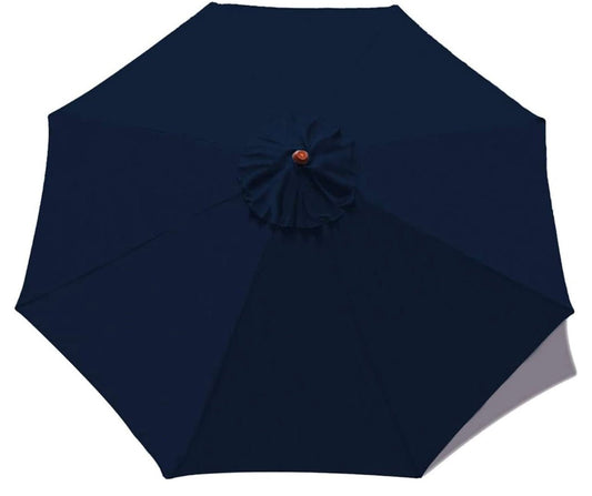 Patio Umbrella 10 ft Replacement Canopy for 8 Ribs-Navy