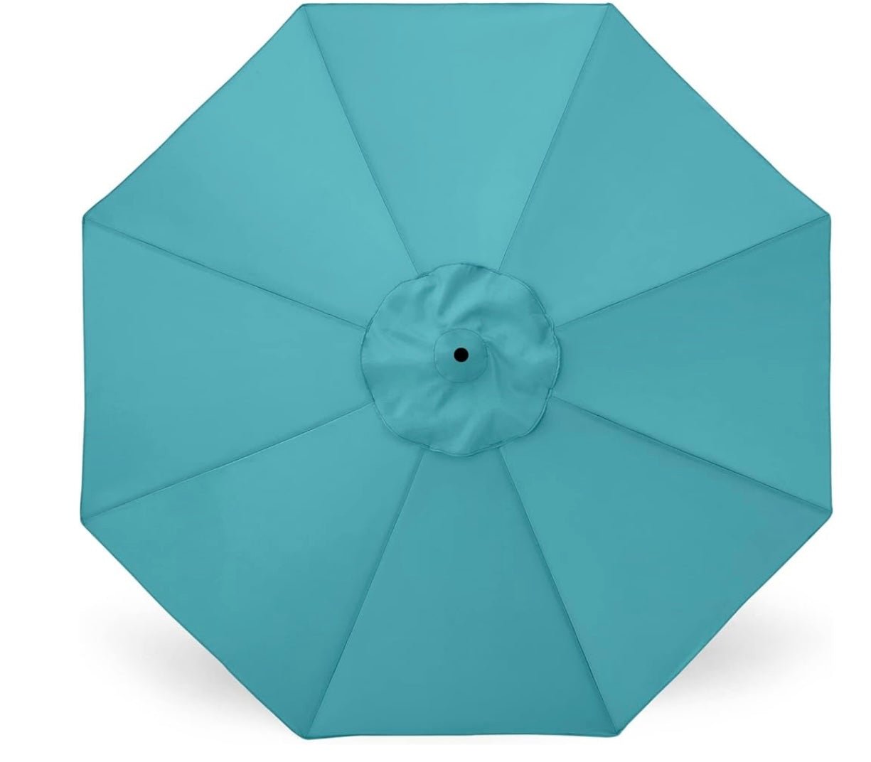 Patio Umbrella 9 ft Replacement Canopy for 8 Ribs-Turquoise