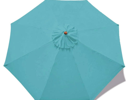 Patio Umbrella 9 ft Replacement Canopy for 8 Ribs-Turquoise