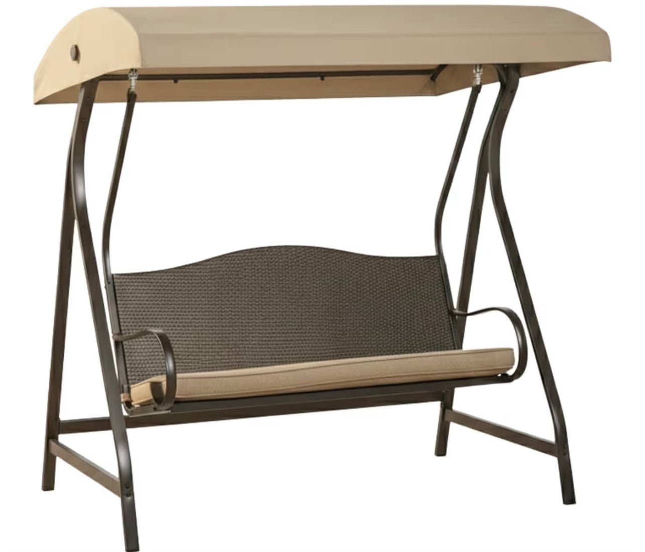 Reinforced RipLock 350 Replacement Canopy Top Cover Compatible with Garden Treasures 3-Person Swing