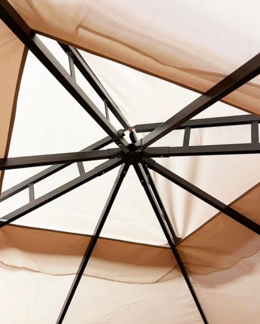 Replacement Canopy and Vent Cover for Sunny 10x10 Gazebo - Riplock 350