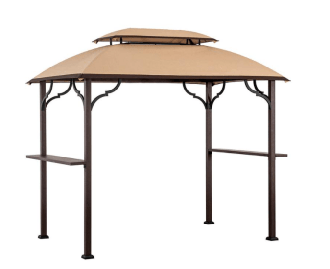 Replacement Canopy and Vent Set for Greenville Grill Gazebo 8x5- Riplock 350