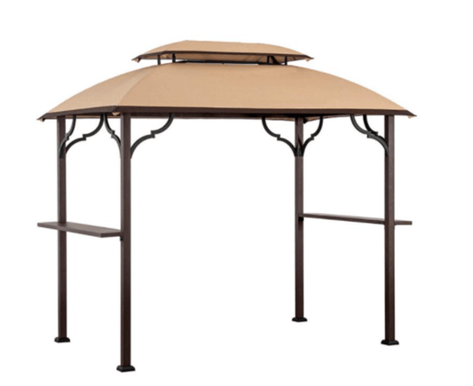 Replacement Canopy and Vent Set for Greenville Grill Gazebo 8x5- Riplock 350
