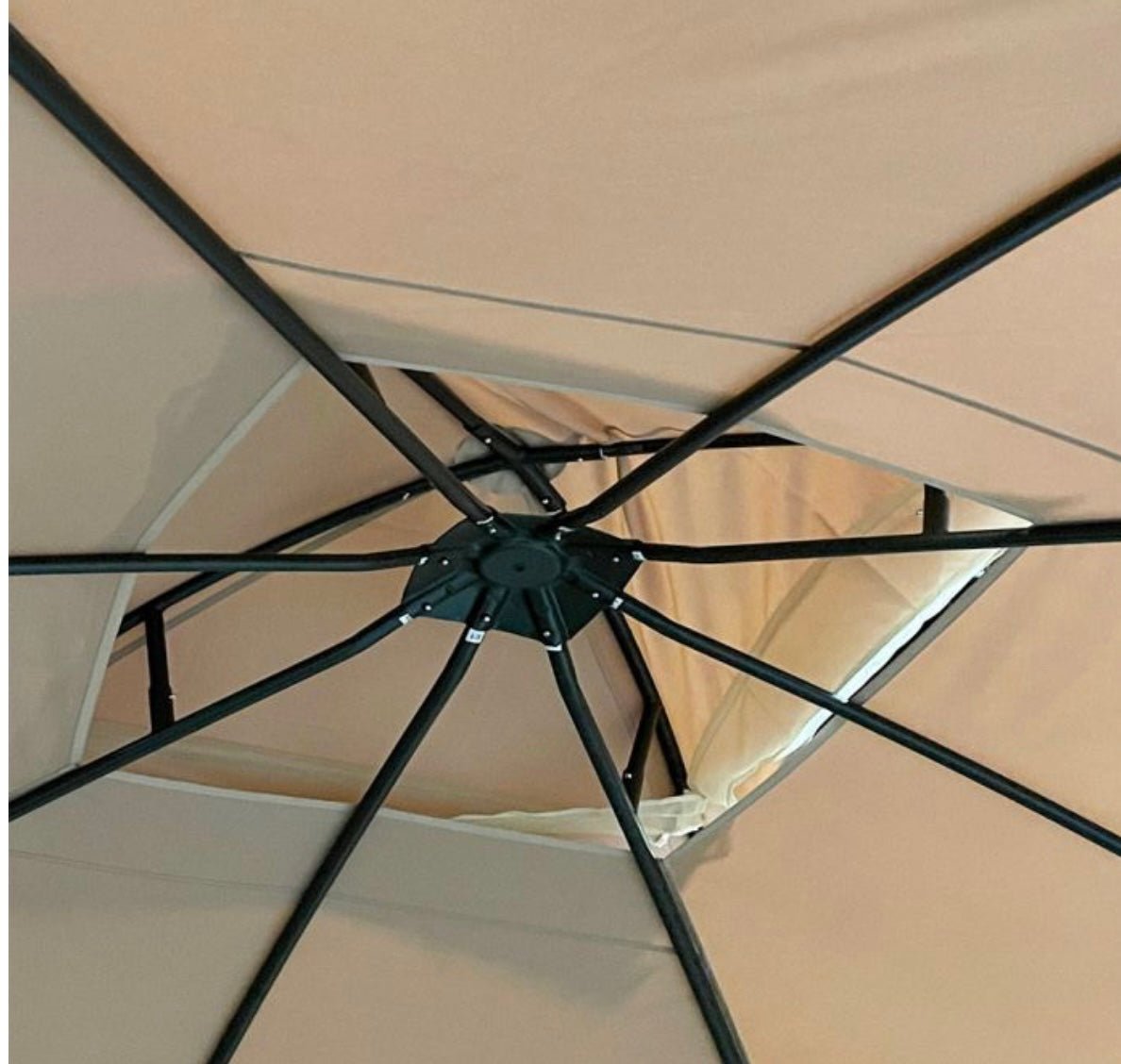 Replacement Canopy for A101012201, A101012202, A101012200 Zanker Gazebo - Riplock 350 - Slate Gray