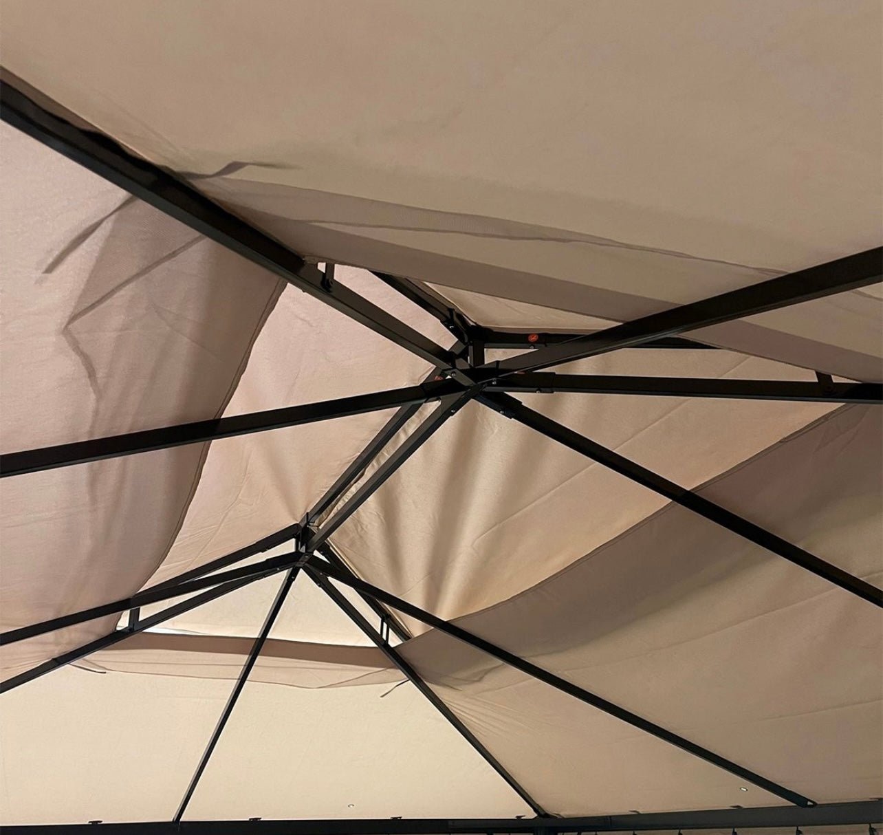 Replacement Canopy for B07RLKHU,  Grand Patio 10x13 Gazebo - RipLock 350 Gray